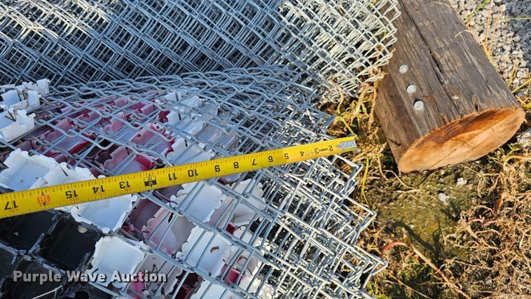 image for item EO1549 (3) rolls of chain link fencing