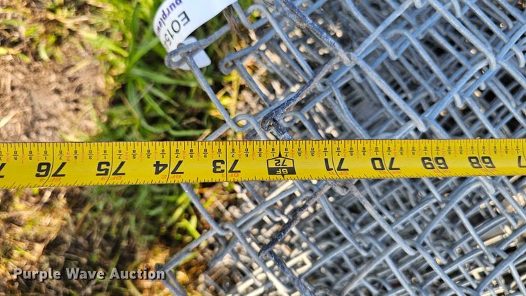 image for item EO1549 (3) rolls of chain link fencing