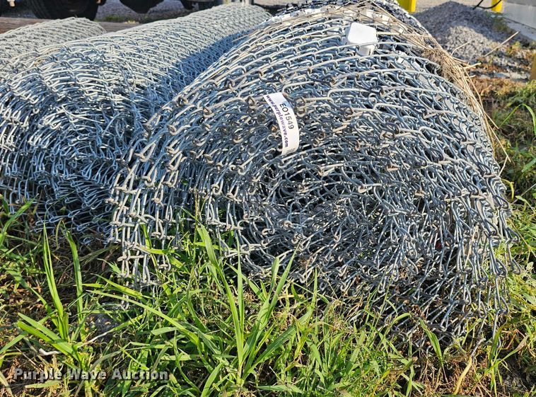 image for item EO1549 (3) rolls of chain link fencing