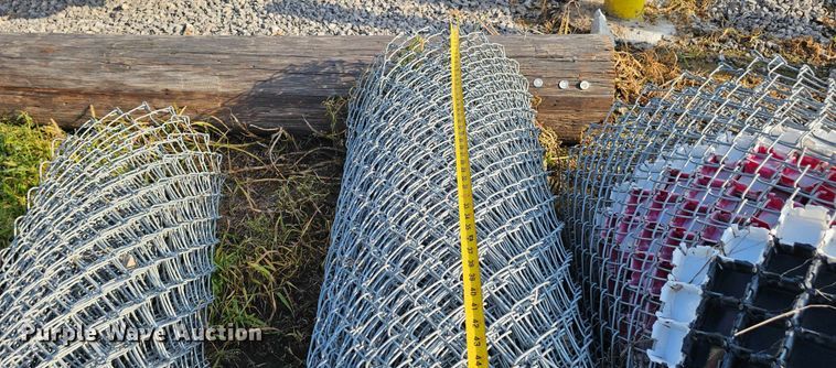 image for item EO1549 (3) rolls of chain link fencing