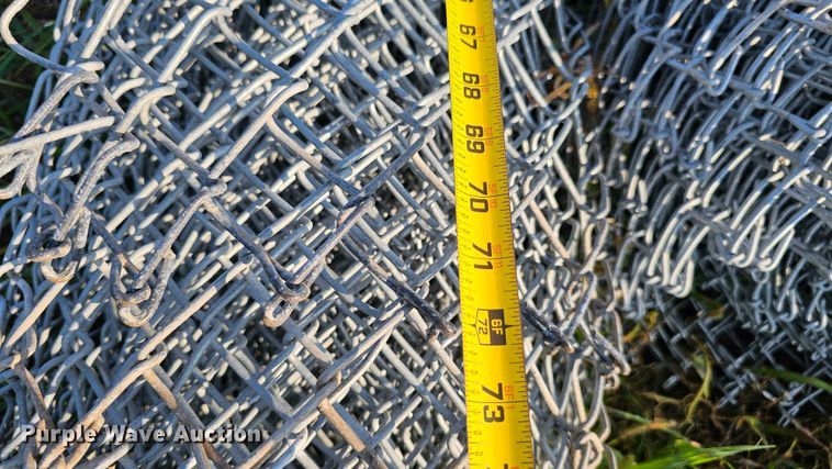 image for item EO1549 (3) rolls of chain link fencing