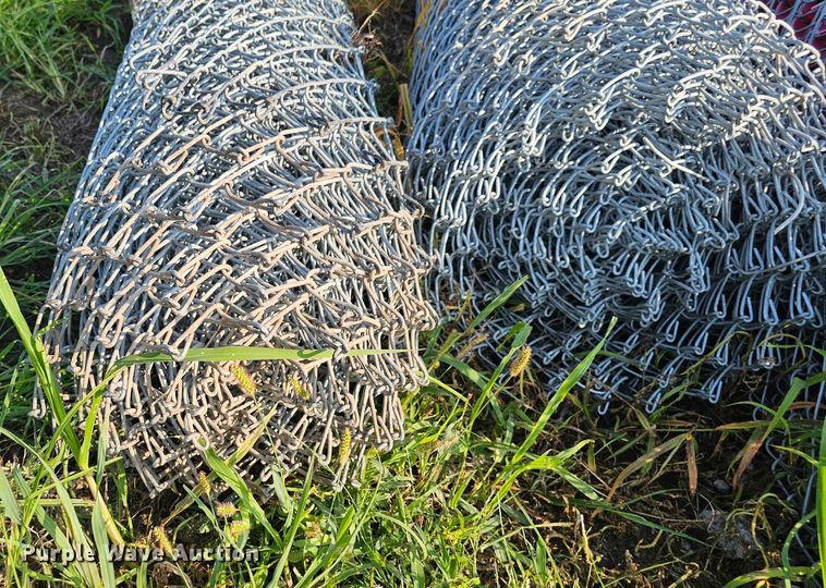 image for item EO1549 (3) rolls of chain link fencing