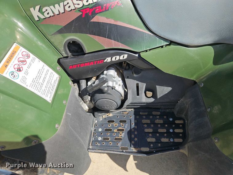 image for item EO4590 2000 Kawasaki Prairie 400 ATV