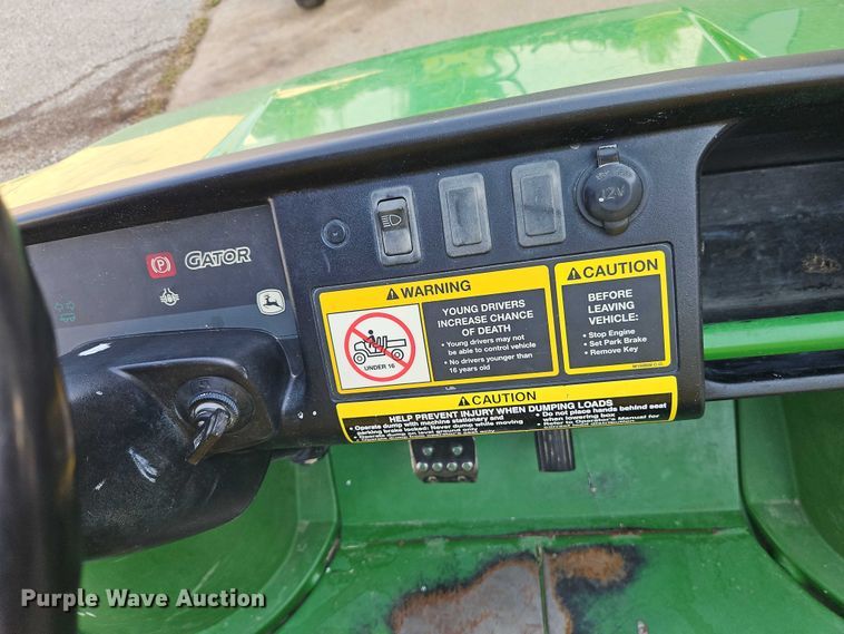 image for item EO4614 2014 John Deere Gator TX utility vehicle