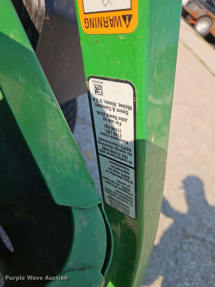 image for item EO4615 2019 John Deere Z970R ZTR lawn mower