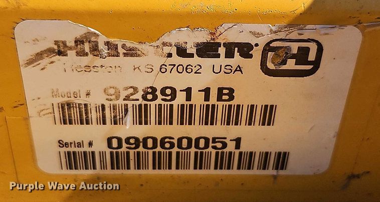 image for item EO4618 2009 Hustler Super Z ZTR lawn mower