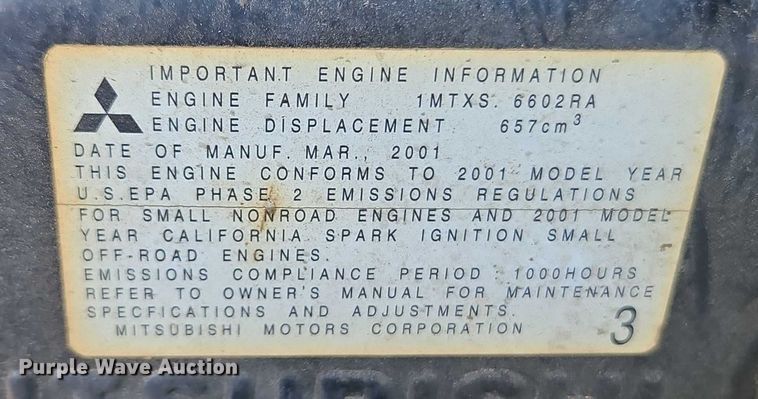 image for item EO4620 Toro Workman 3200 utility vehicle