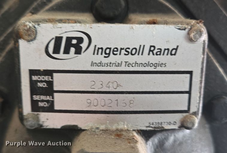 image for item EQ4098 Ingersoll Rand air compressor