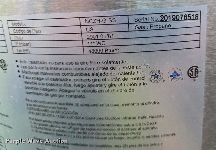 image for item EQ4100 (3) heaters