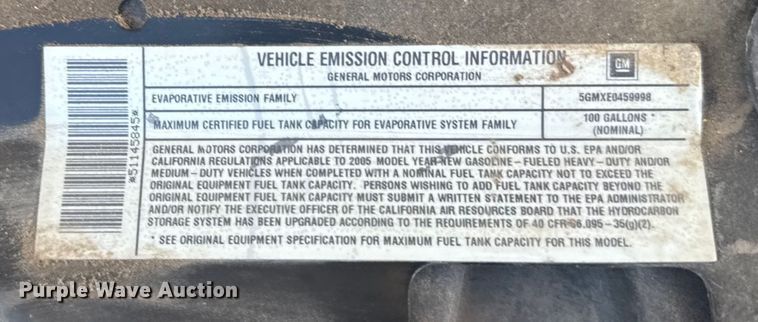 image for item ER2237 2005 Chevrolet Express G3500 school bus