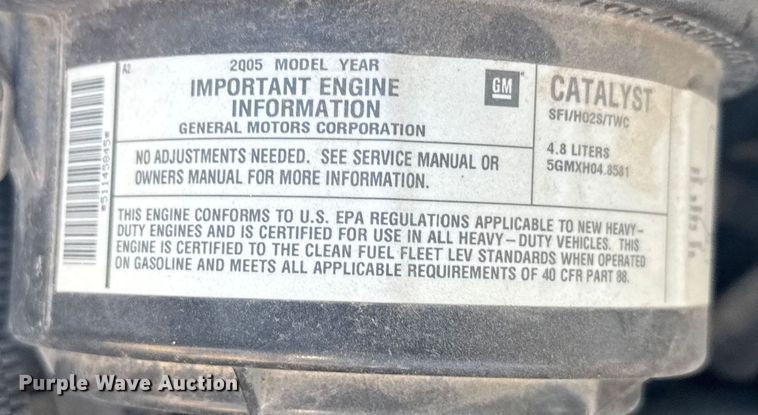 image for item ER2237 2005 Chevrolet Express G3500 school bus