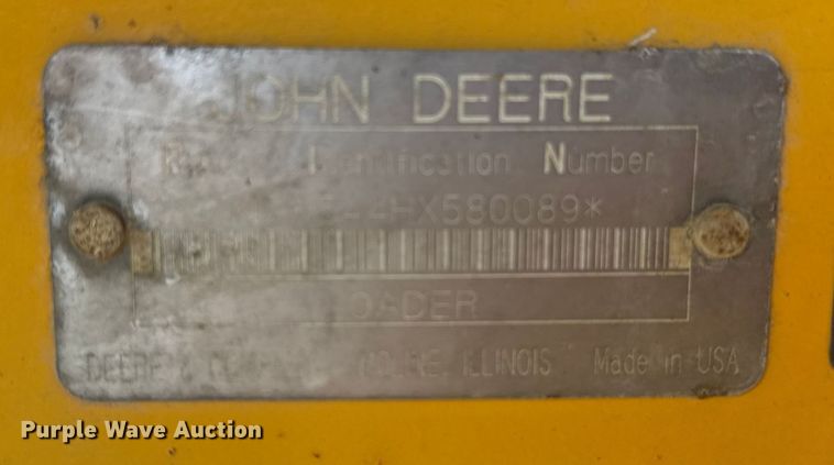 image for item ER2246 2001 John Deere 544H wheel loader