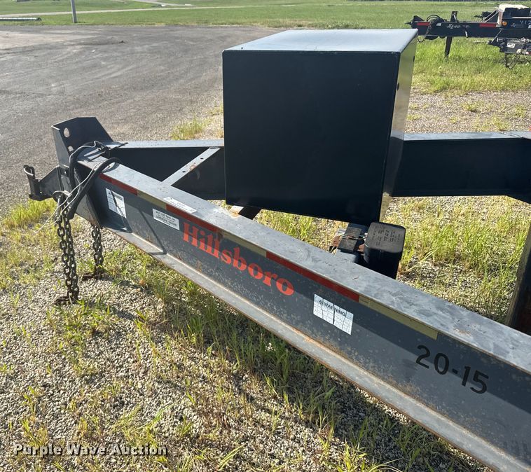 image for item ER2247 1997 Hillsboro equipment trailer