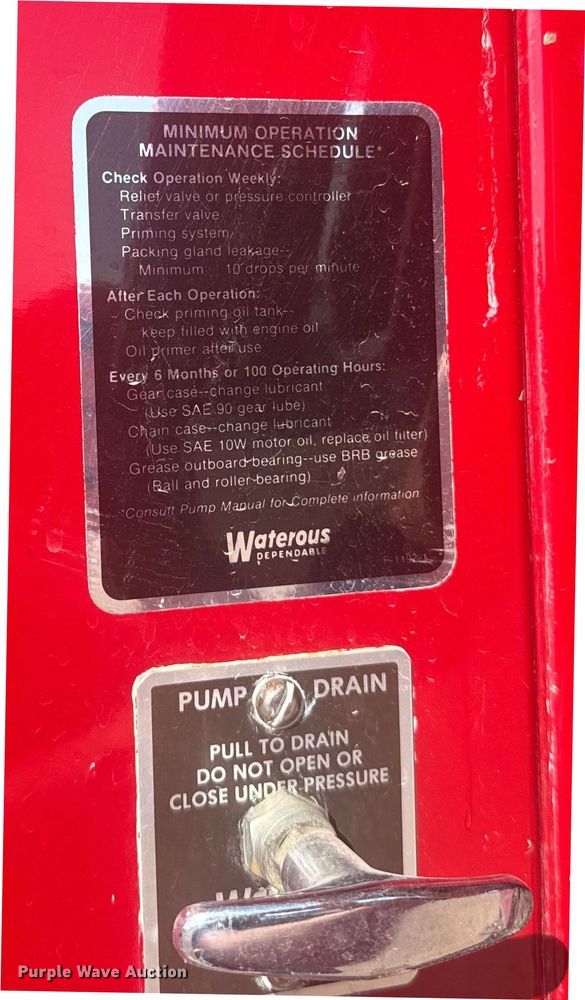 image for item ER2253 1979 Ford F900 pumper fire truck