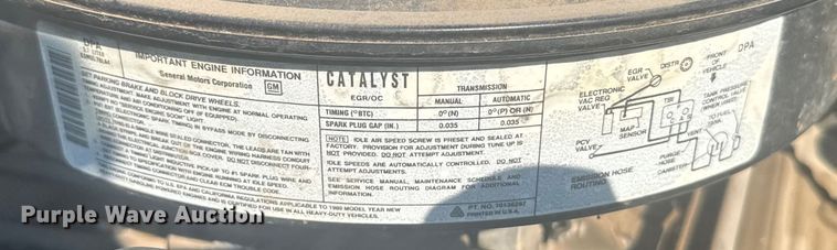 image for item ER2254 1989 Chevrolet C2500 pickup truck