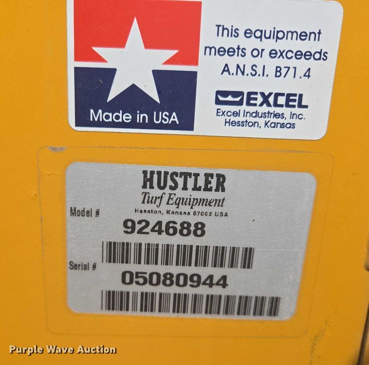 image for item ER5459 2005 Hustler 4600 ZTR lawn mower