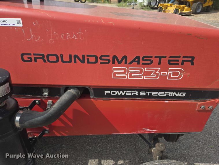 image for item ER5460 Toro Groundmaster 223-D lawn mower