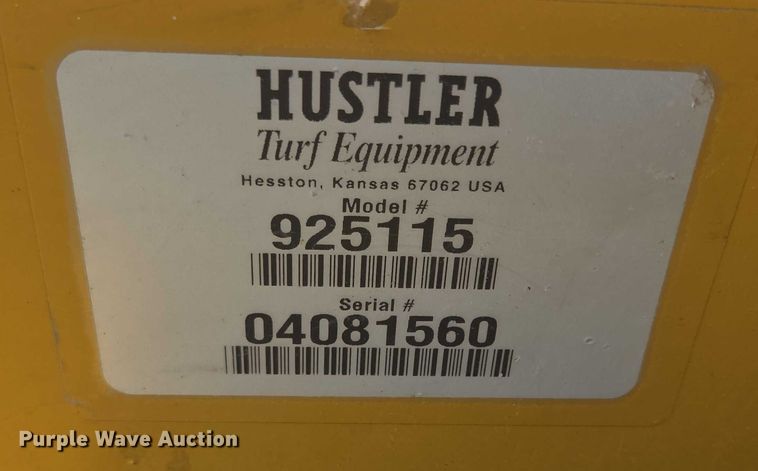 image for item ER5461 2005 Hustler 4600 ZTR lawn mower