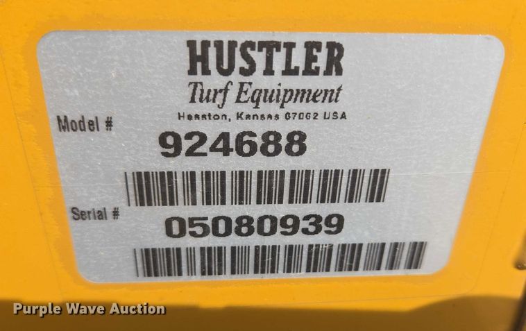 image for item ER5461 2005 Hustler 4600 ZTR lawn mower