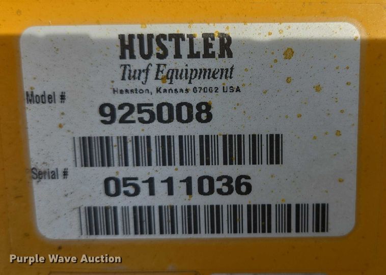 image for item ER5461 2005 Hustler 4600 ZTR lawn mower