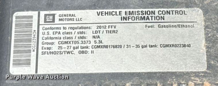 image for item EU2006 2012 Chevrolet Silverado 1500 Crew Cab pickup truck