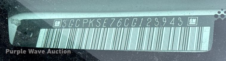 image for item EU2006 2012 Chevrolet Silverado 1500 Crew Cab pickup truck