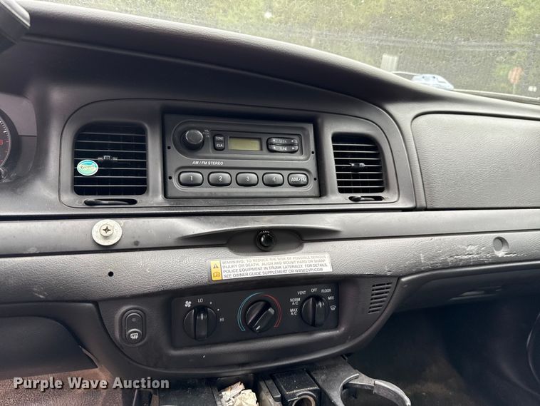 image for item EU2012 2011 Ford Crown Victoria Police Interceptor 