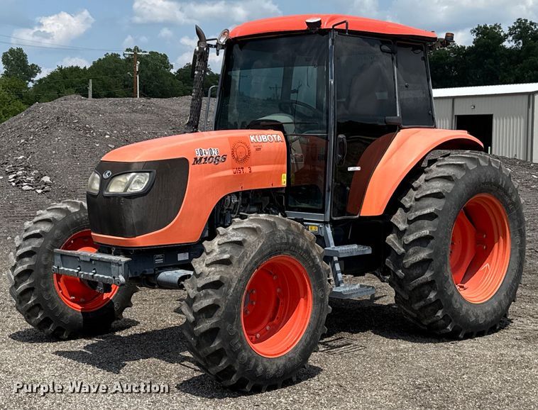 image for item EU2038 2012 Kubota M108S MFWD tractor