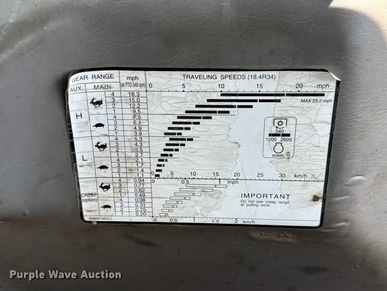 image for item EU2038 2012 Kubota M108S MFWD tractor