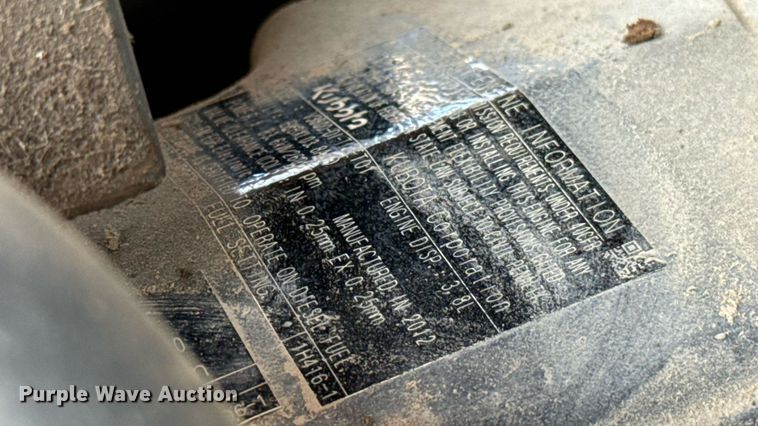 image for item EU2038 2012 Kubota M108S MFWD tractor