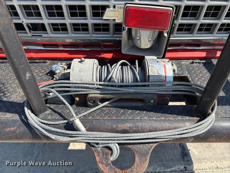 image for item EU2042 1980 Chevrolet C30 flatbed pickup truck