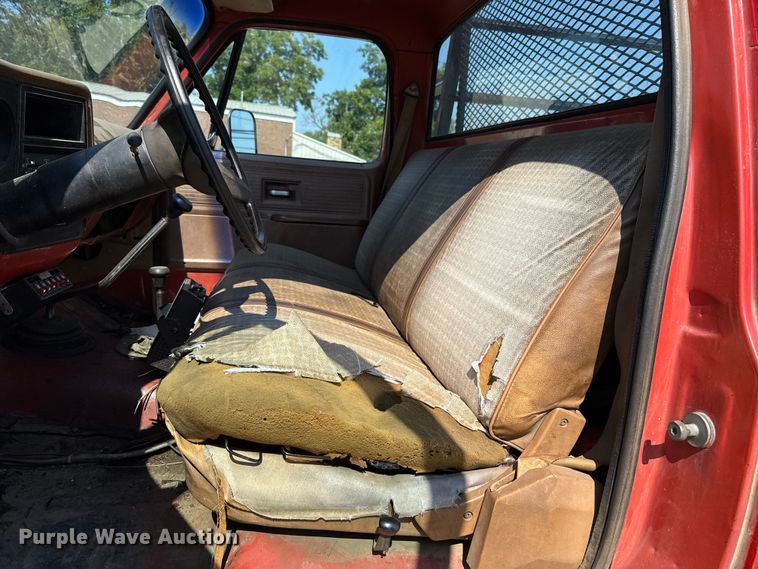 image for item EU2042 1980 Chevrolet C30 flatbed pickup truck