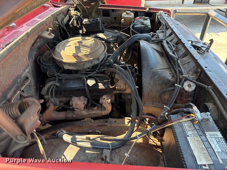 image for item EU2042 1980 Chevrolet C30 flatbed pickup truck