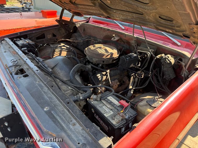 image for item EU2042 1980 Chevrolet C30 flatbed pickup truck