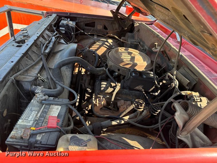 image for item EU2042 1980 Chevrolet C30 flatbed pickup truck