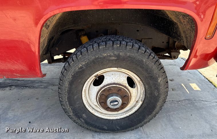 image for item EU2042 1980 Chevrolet C30 flatbed pickup truck