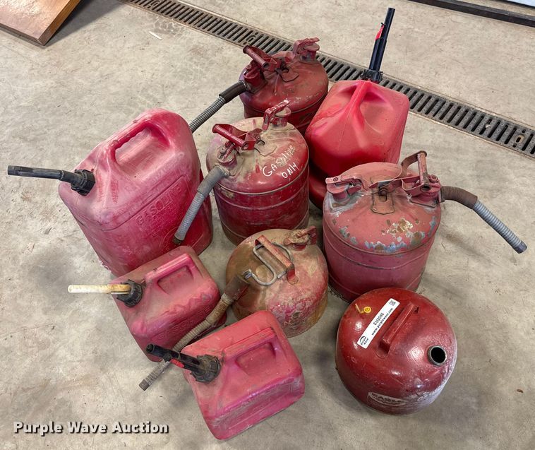 image for item EU2046 (9) gas cans