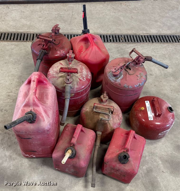 image for item EU2046 (9) gas cans