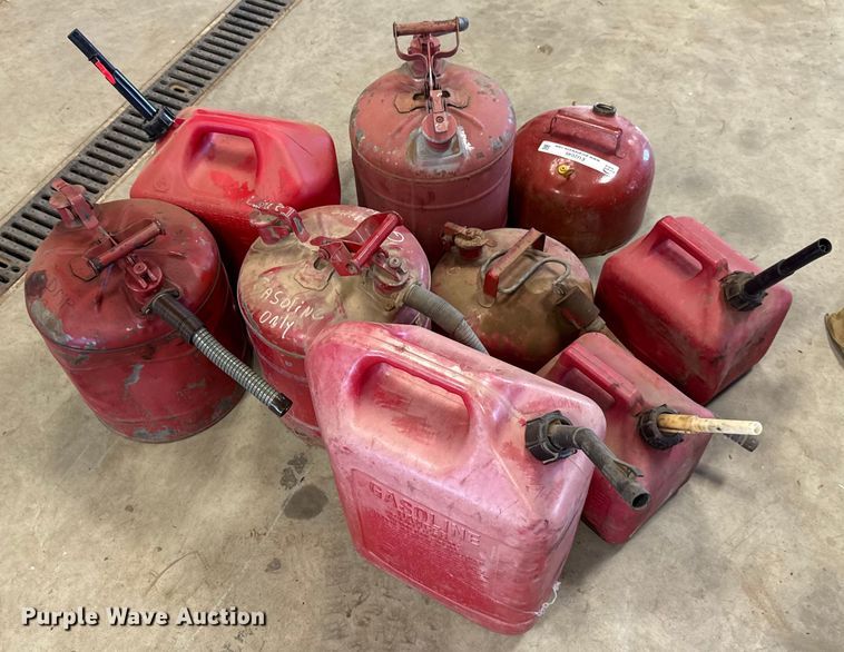 image for item EU2046 (9) gas cans