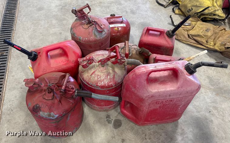 image for item EU2046 (9) gas cans