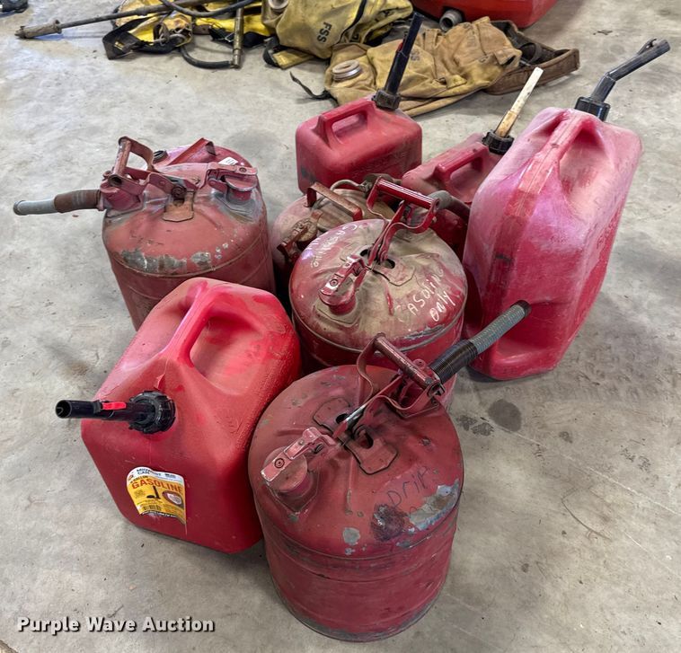 image for item EU2046 (9) gas cans