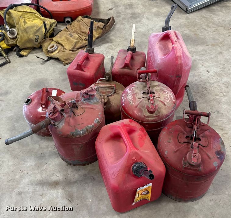 image for item EU2046 (9) gas cans