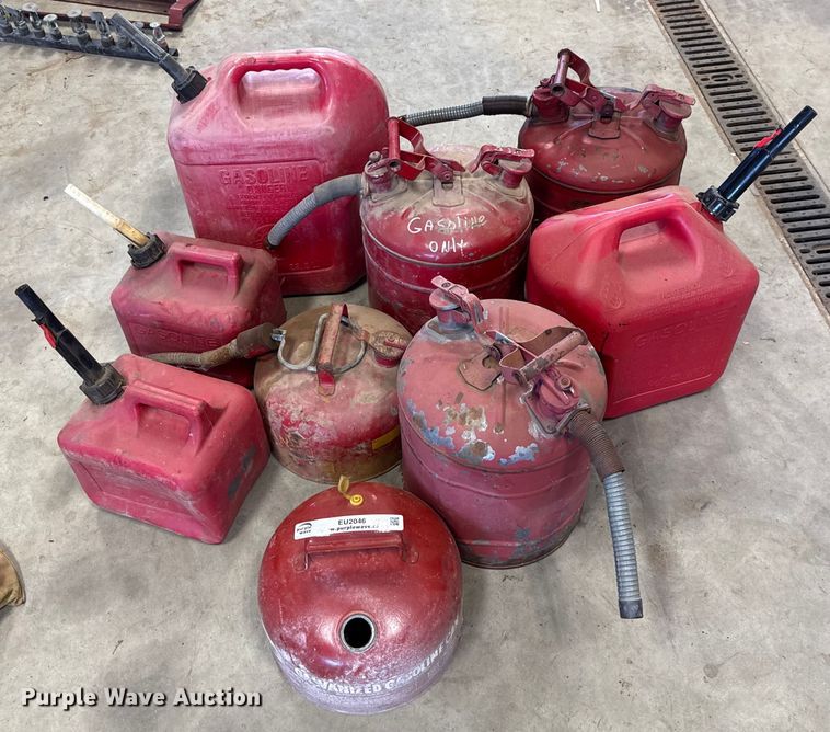 image for item EU2046 (9) gas cans