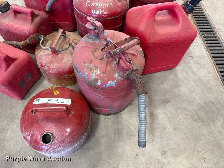 image for item EU2046 (9) gas cans