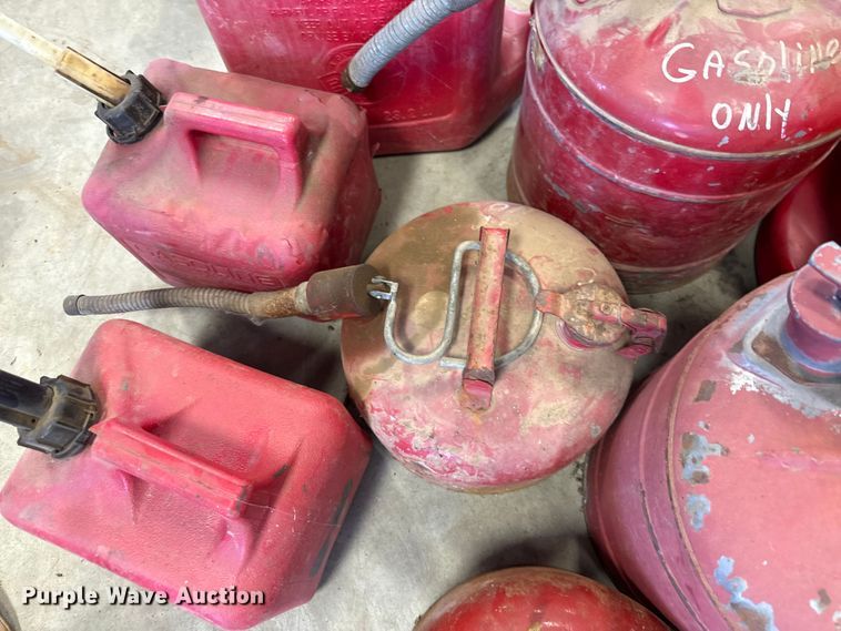 image for item EU2046 (9) gas cans