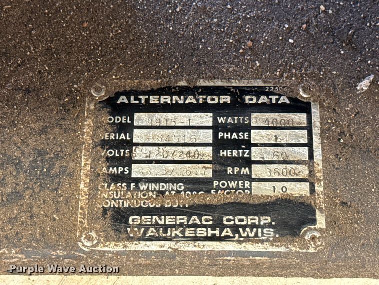 image for item EU2048 Generac  8915-1 generator