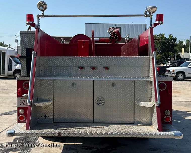 image for item EU2053 1985 Ford F827 pumper fire truck