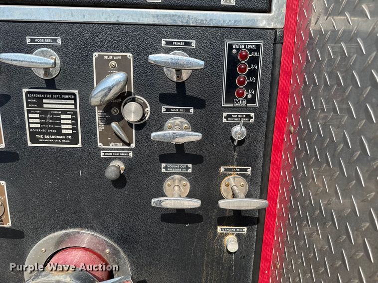 image for item EU2053 1985 Ford F827 pumper fire truck