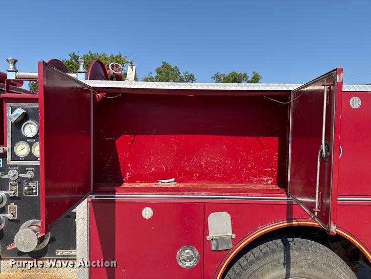 image for item EU2053 1985 Ford F827 pumper fire truck
