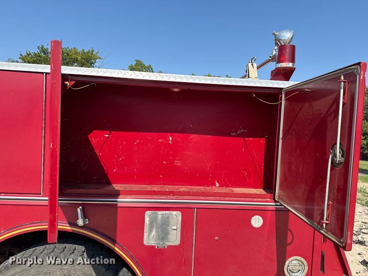 image for item EU2053 1985 Ford F827 pumper fire truck